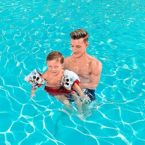 *5/$20* NEW Disney Mickey Mouse Licensed Swim Arm Bands Inflatable Swim Float - Picture 4 of 10